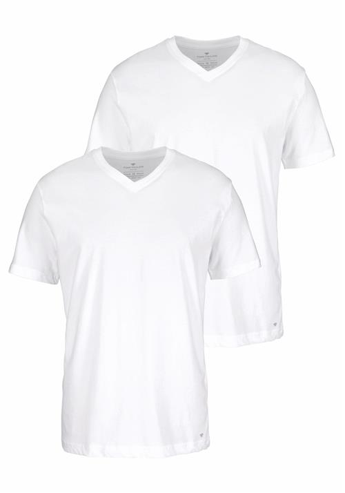 TOM TAILOR Bluser & t-shirts  hvid