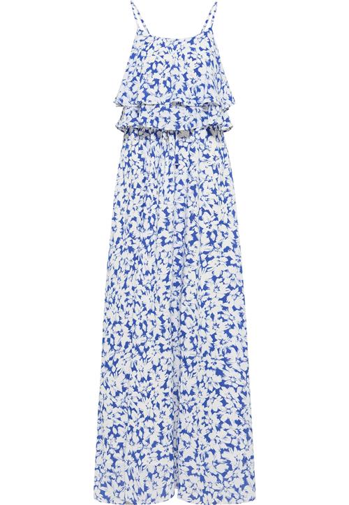 faina Kjole  blå / hvid