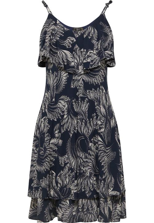 faina Sommerkjole  ecru / marin