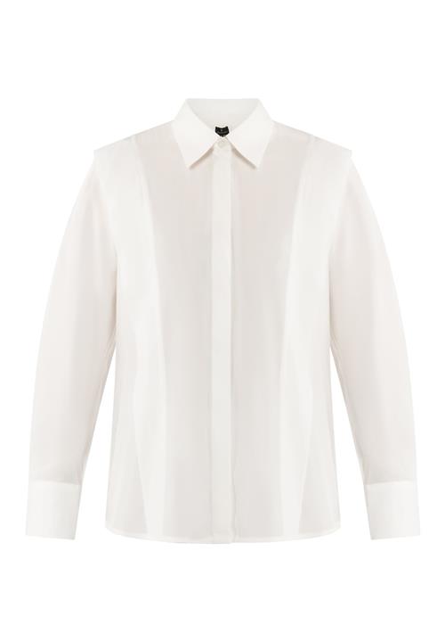 DreiMaster Klassik Bluse 'Colina'  naturhvid