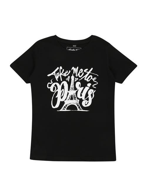 Mister Tee Shirts 'Take Me To Paris'  sort / hvid