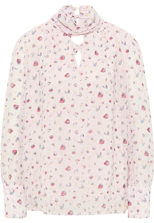 faina Bluse  lyseblå / guld / hindbær / lys pink