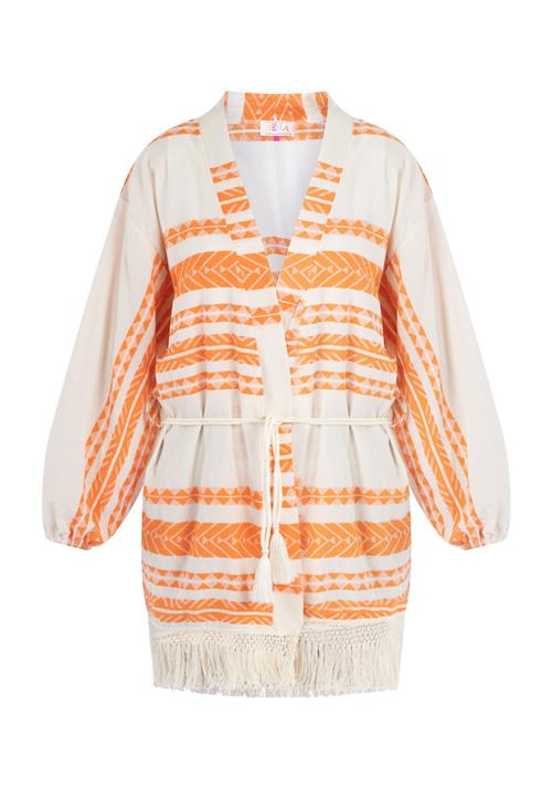IZIA Kimono  orange / naturhvid