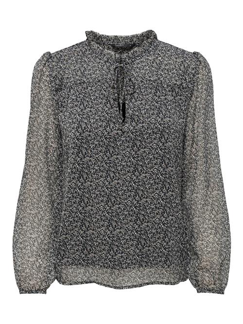 ONLY Bluse 'ONLDitsy'  grå / sort