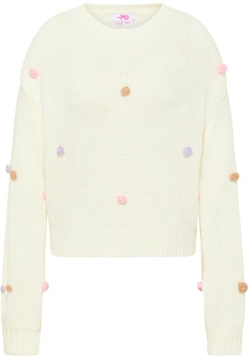 MYMO Pullover  lilla / pink / uldhvid