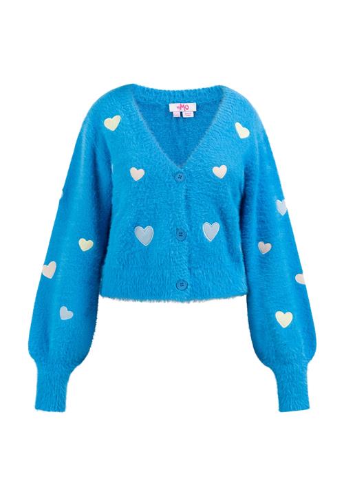 MYMO Cardigan 'Biany'  azur / pastelblå / pastelgul / pastelpink
