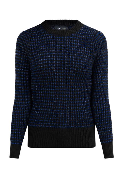 myMo at night Pullover  blå / sort