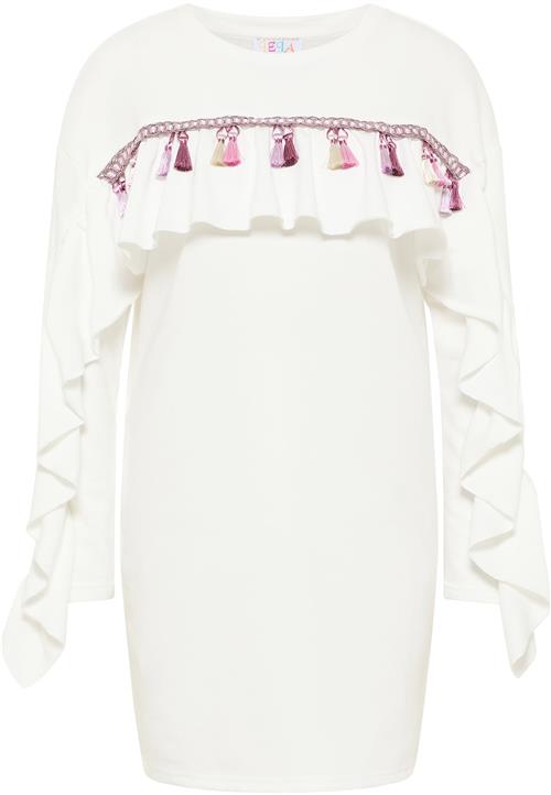 Se IZIA Kjole  gul / lyserød / rødviolet / hvid ved About You