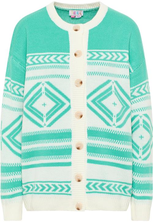 IZIA Cardigan  jade / hvid