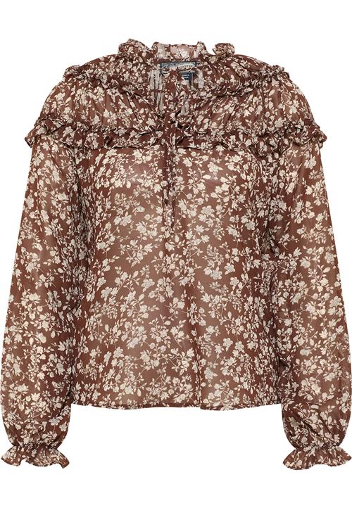 DreiMaster Vintage Bluse  beige / brun