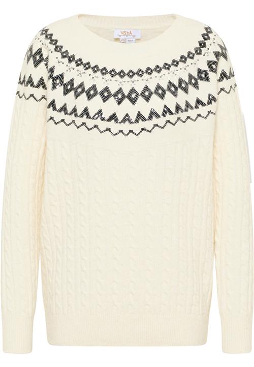 usha FESTIVAL Pullover  sort / uldhvid