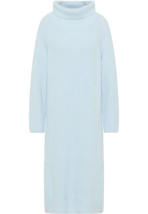 RISA Strikkjole  lyseblå