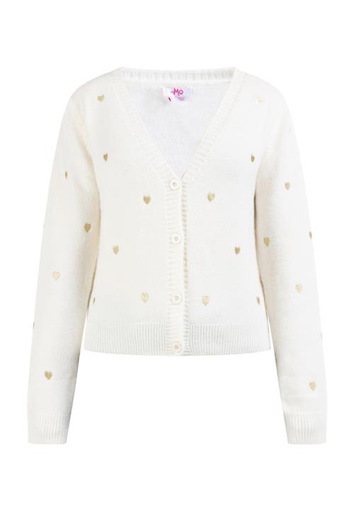 MYMO Cardigan 'Nolie'  guld / hvid