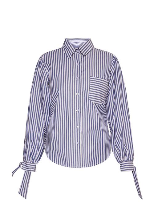 DreiMaster Vintage Bluse  mørkeblå / hvid