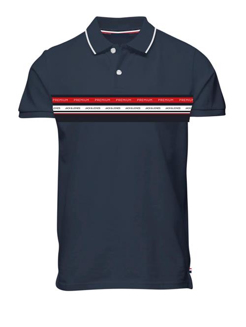 JACK & JONES Bluser & t-shirts 'Willow'  blå / rød / hvid