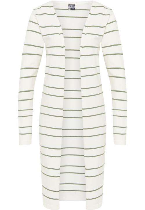 DreiMaster Maritim Cardigan  oliven / hvid