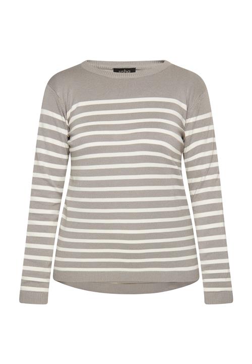 usha BLACK LABEL Pullover  grå / hvid