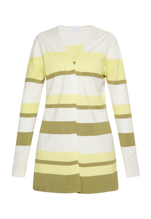 usha BLUE LABEL Cardigan  lemon / oliven / hvid
