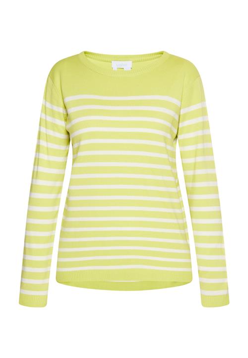 usha BLUE LABEL Pullover  lysegrøn / uldhvid