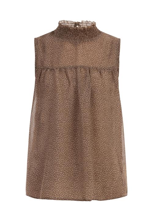 DreiMaster Vintage Bluse  brun / lysebrun