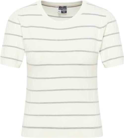 DreiMaster Maritim Pullover  røggrå / uldhvid