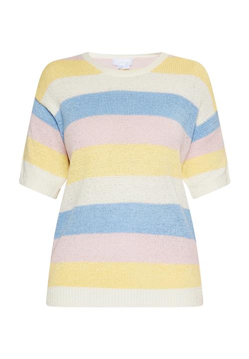 usha BLUE LABEL Pullover  lyseblå / lysegul / pastelpink / uldhvid