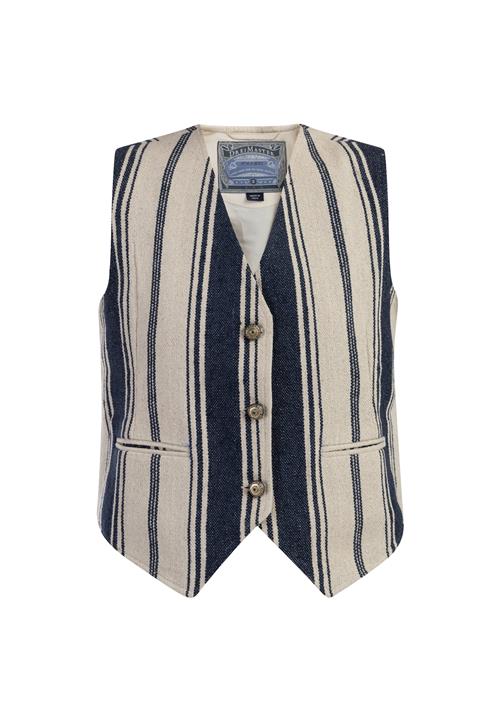 DreiMaster Vintage Vest  beige / mørkeblå