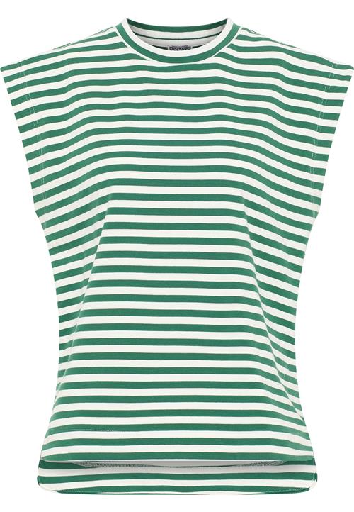 DreiMaster Maritim Shirts  grøn / hvid