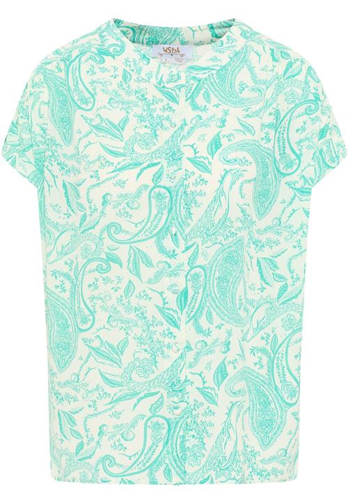 usha FESTIVAL Bluse  turkis / uldhvid