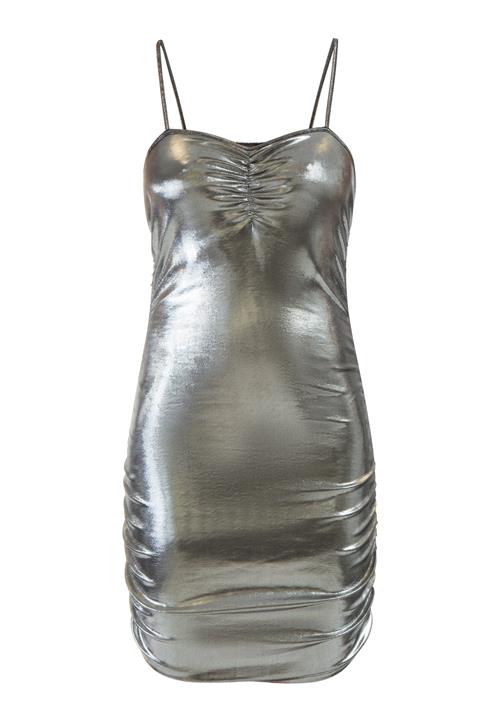 faina Kjole  sølvgrå / sort