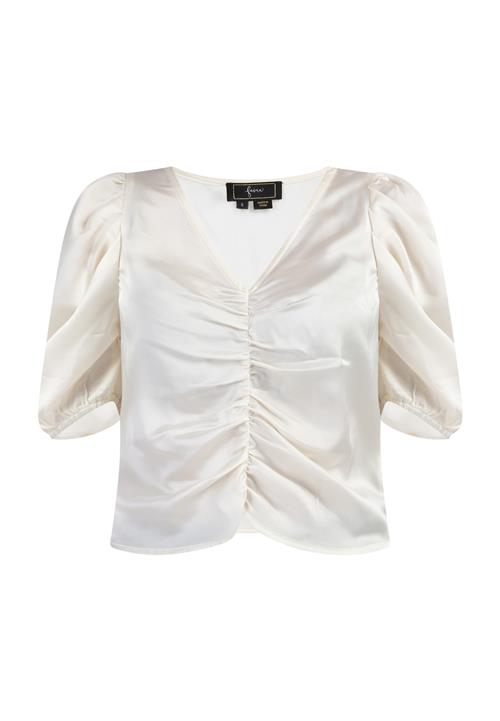 faina Bluse  uldhvid