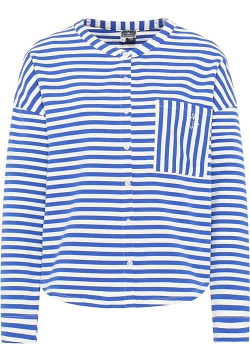 DreiMaster Maritim Sweatjakke  blå / hvid