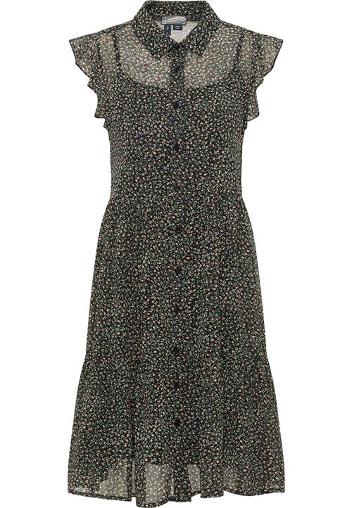 DreiMaster Vintage Blusekjole  sort / hvid