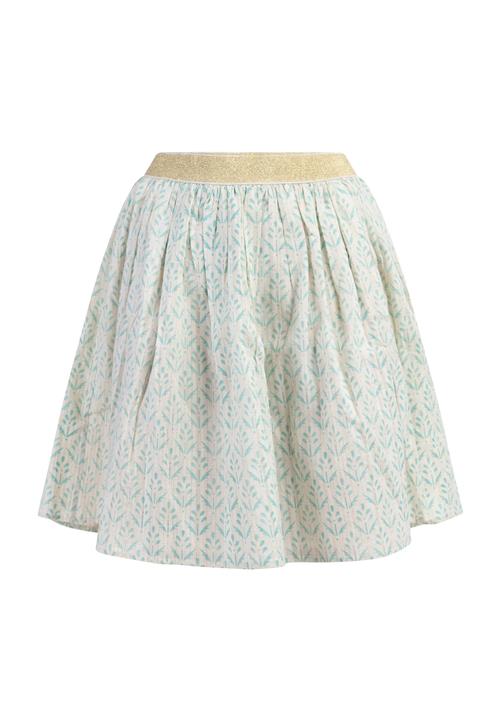 IZIA Nederdel  guld / mint / hvid