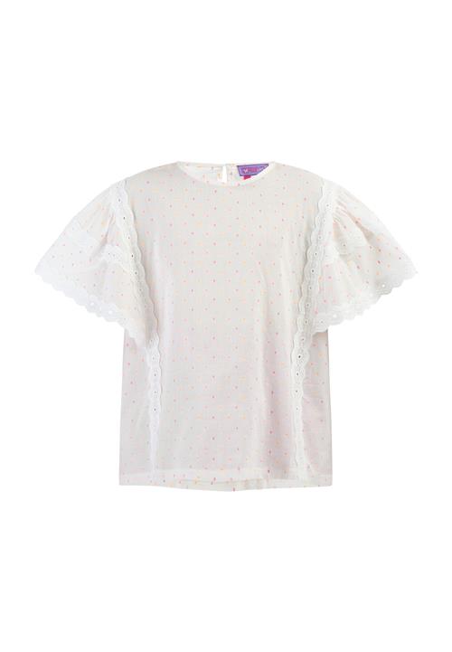 Se myMo KIDS Bluse  mandarin / koral / magenta / hvid hos About You