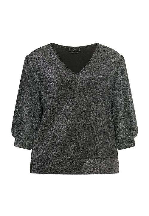 faina Bluse  sort / sølv