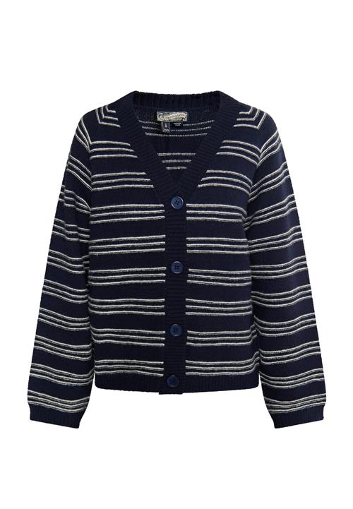 DreiMaster Vintage Cardigan 'Imane'  marin / uldhvid