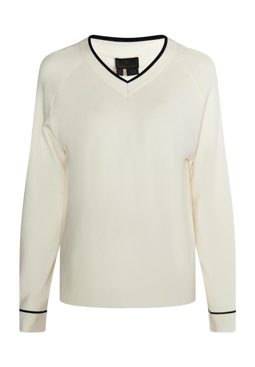 DreiMaster Klassik Pullover  sort / uldhvid