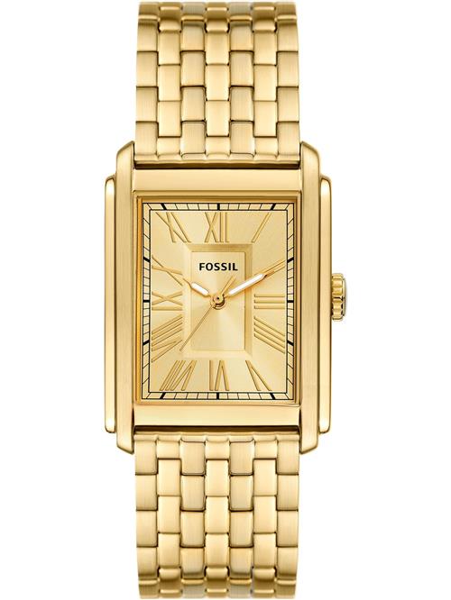 FOSSIL Analogt ur 'CARRAWAY'  guld