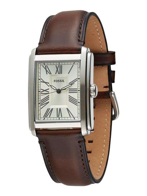 FOSSIL Analogt ur 'CARRAWAY'  choko / sølv