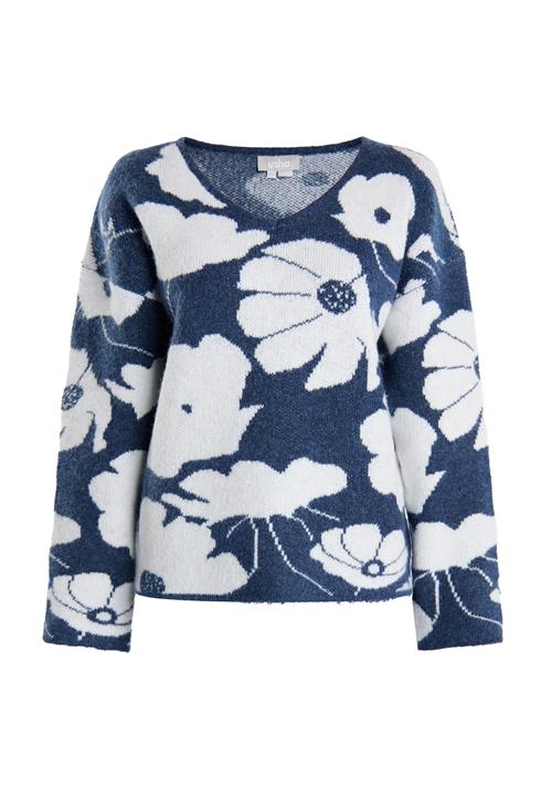 Usha Pullover 'Lurea'  marin / hvid
