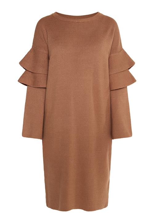 usha WHITE LABEL Strikkjole  camel