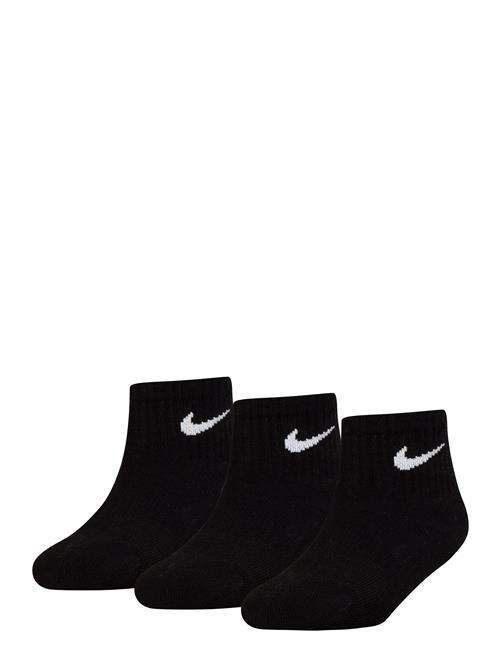 3Q-3Pk Quarter Sock Nike Black