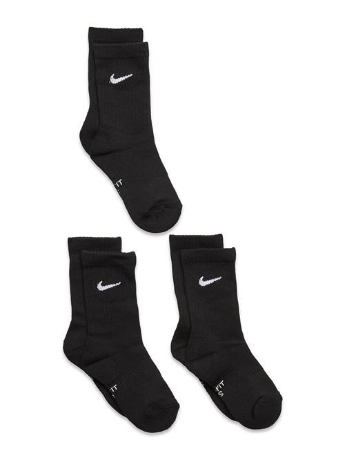 3W-3Pk Crew Sock Nike Black