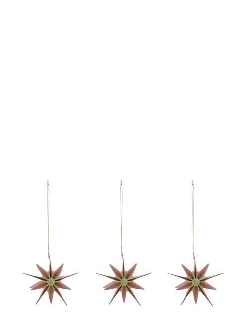 Julepynt, Hdstari, Rosa;Champagne House Doctor Pink