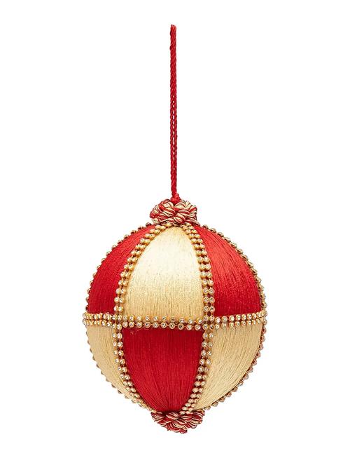 Golden Gleam Ornament Anna + Nina Red
