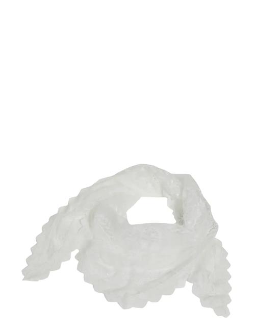 Se Vialiva Lace Scarf Vila White ved Booztlet