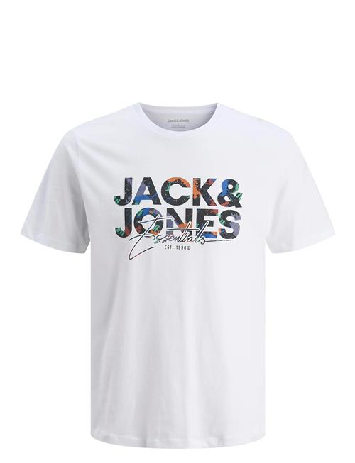 Jack & Jones Jjgeplas Tee Ss Crew Neck Jnr Jack & J S White