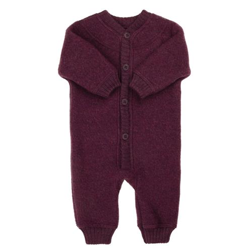 Joha Jumpsuit I Blød Uld Plum  Plum-70 cm  Lilla  70 cm  unisex
