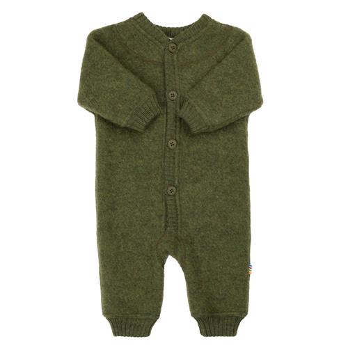 Joha Jumpsuit I Blød Uld Dark Olive  Dark Olive-80 cm  Grøn  80 cm  unisex